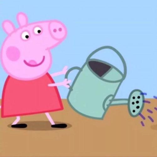 小猪吃瓜情侣头像,小猪情侣头像演绎浪漫爱情故事